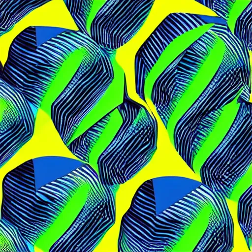 Image similar to thom yorke's head repeating, wallpaper pattern, neon colors, mod, pop art