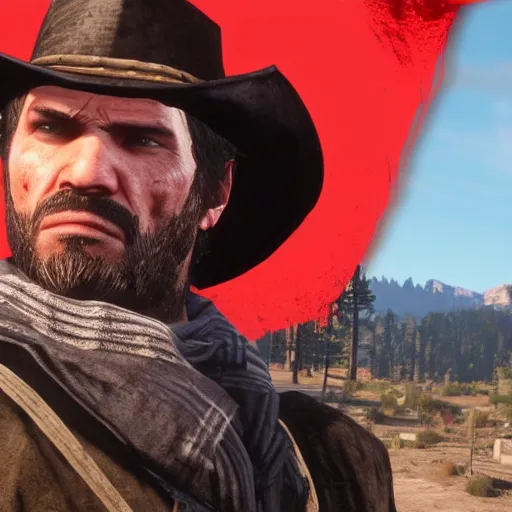 Prompt: Roman Bellic in Red Dead Redemption 2