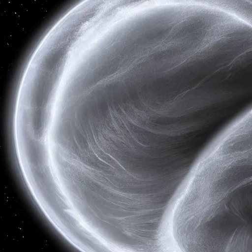 Image similar to maelstrom storm of sphere atoms, photorealistic, 4 k