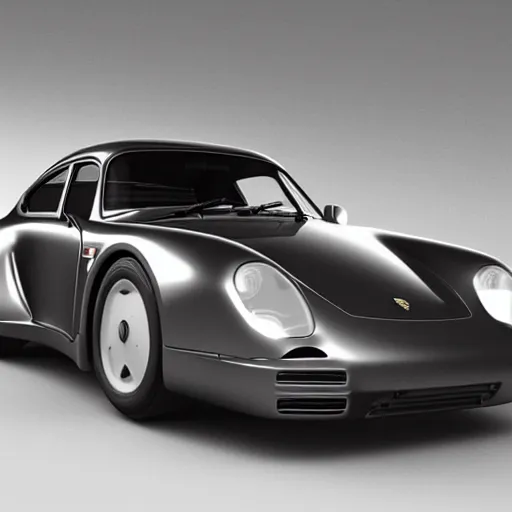 Image similar to porsche 959 with a turbine rocket engine. photo realistic 4k 35mm