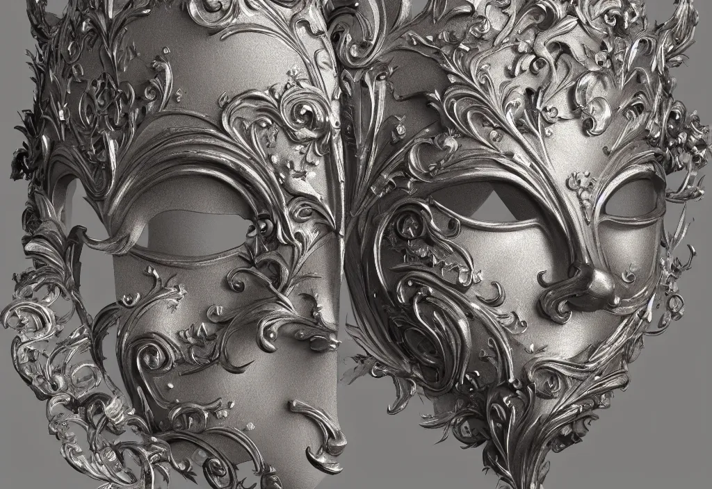 Image similar to textless crystaline fine detail incrustations photorealistic venetian gothic mask, highly detailed, lifelike, photorealistic, diffuse lighting, hdrp render, artstation, unreal 5, smooth, sharp focus, art by victoria frances