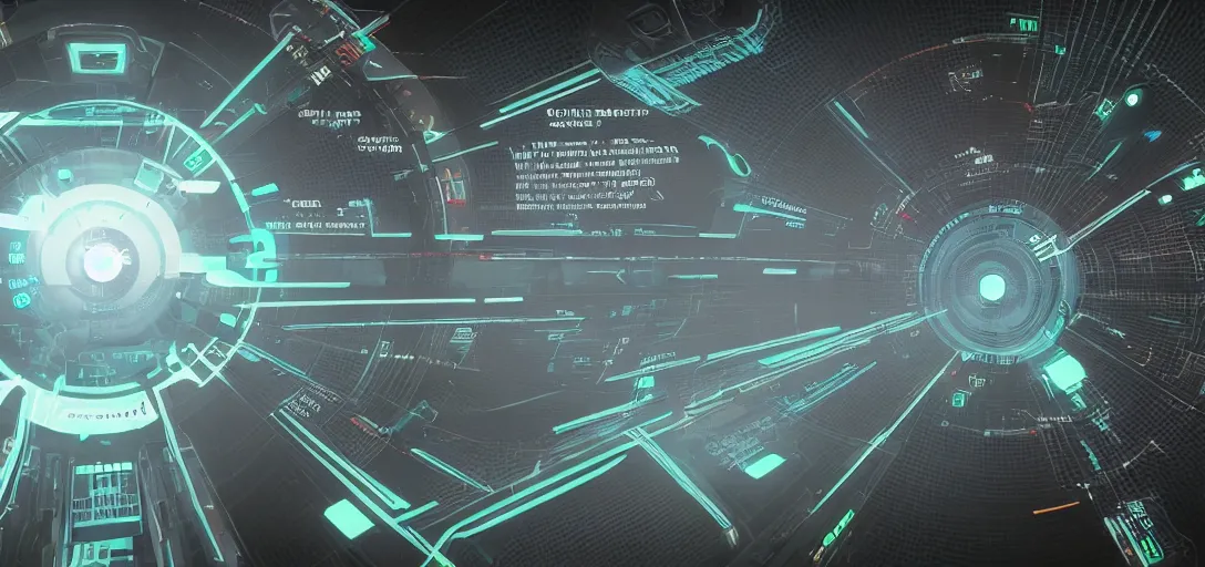 Prompt: futuristic scifi hud design, fui, interface, sharp details