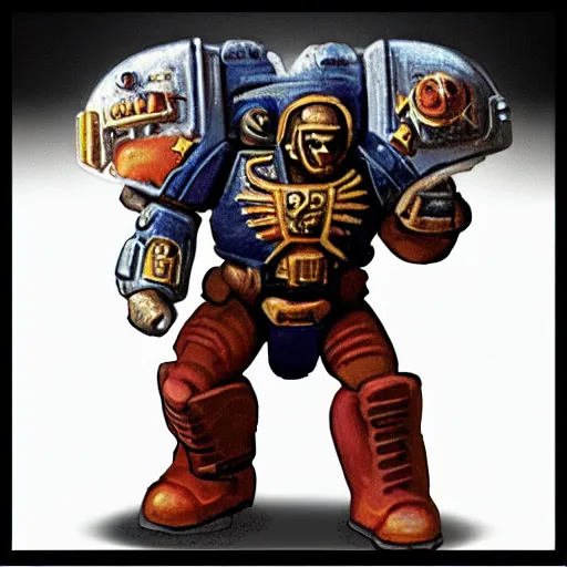 Image similar to sci - fi space marine full body game sprite playstation