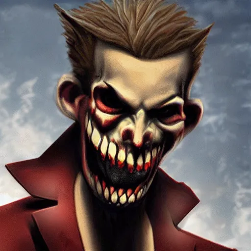 Prompt: smiling jack, vampire the masquerade bloodlines