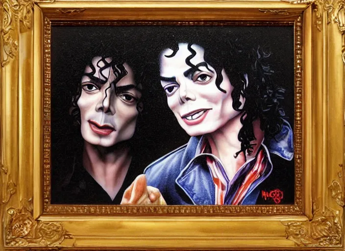 Image similar to michael jackson made of fried shrimp, lowbrow, matte painting, 3 - d highly detailed, in the style of mark ryden,