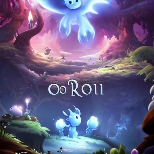Prompt: ori and the will of the wisps