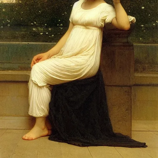 Image similar to the beauty of tranquillity by jules joseph lefebvre