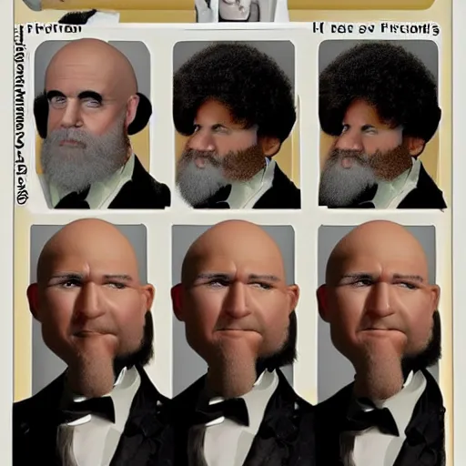 Image similar to bald, bald, bald, bald, bald, bald, bald, bob ross