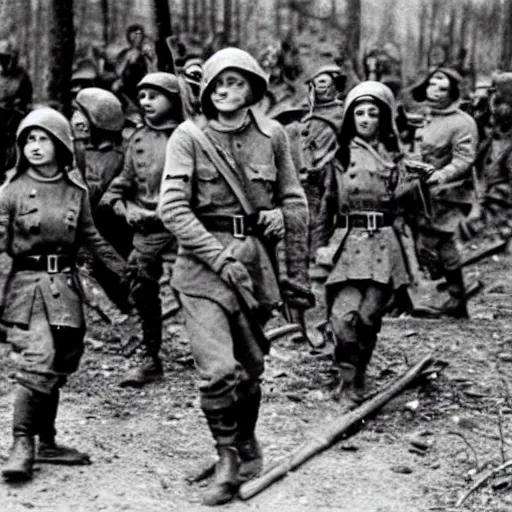 Image similar to elves in world war 2