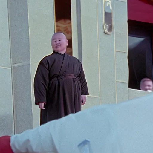 Image similar to Real life Bobby Hill elected new emperor of Mongolia, 35mm film