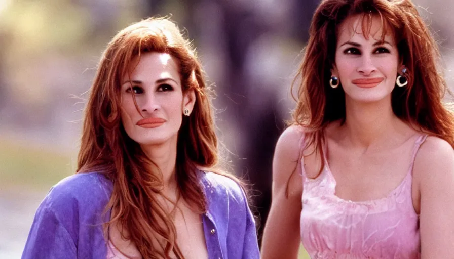 Prompt: Julia Roberts as selena, 1995 movie, cinematic