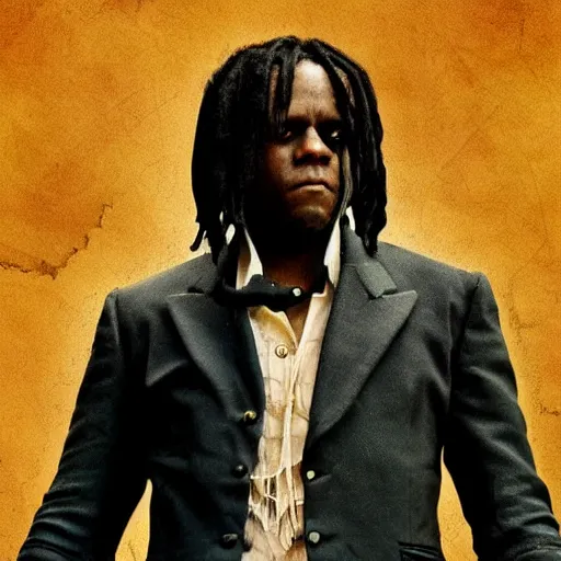 Image similar to Rapper Chief Keef In Django redemption 2 digital art 4K quality super realistic