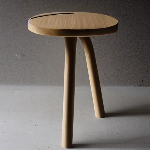 Prompt: the syamese stool by tadao ando