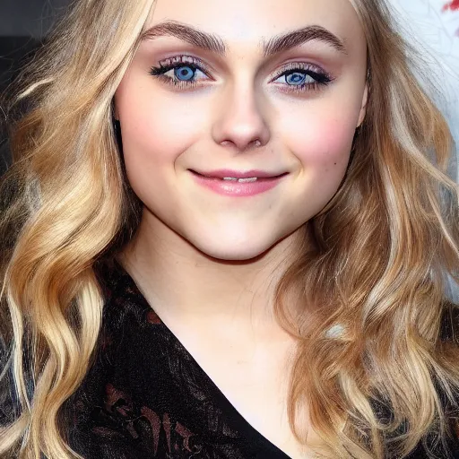 Prompt: annasophia robb closeup photorealistic portrait