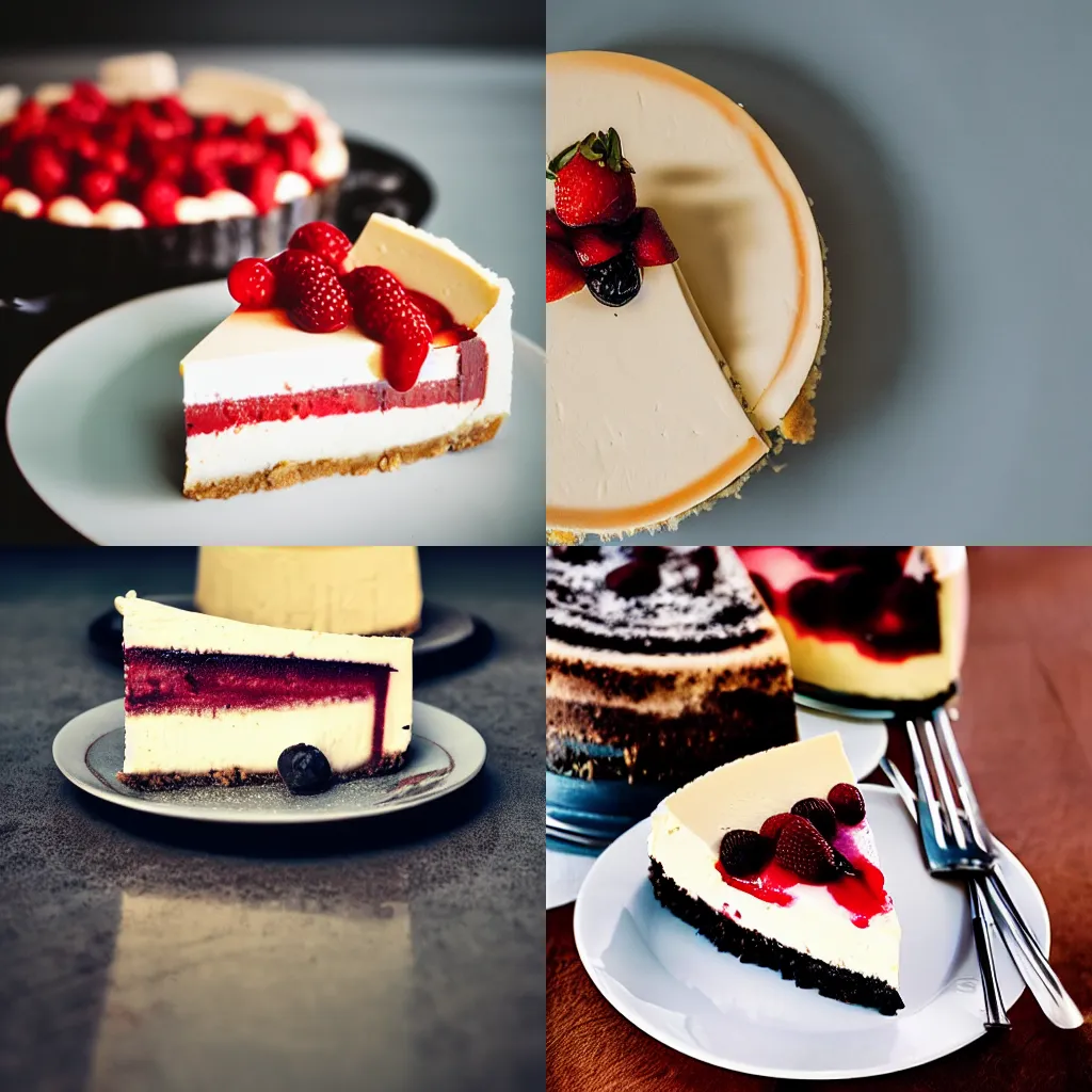Photo of cheesecake, award winning photo in the style | Stable ...