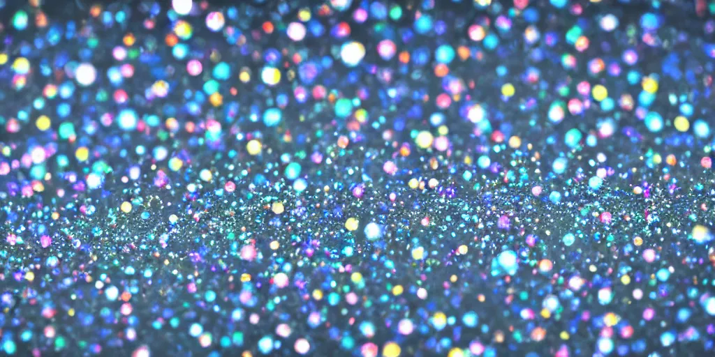 Prompt: millions of particles floating in water, glitter, insanely high resolution, high fidelity, 8 k, shallow depth of field