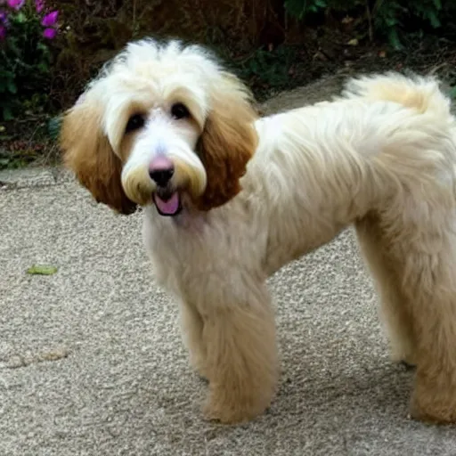 Image similar to bad goldendoodle haircut,