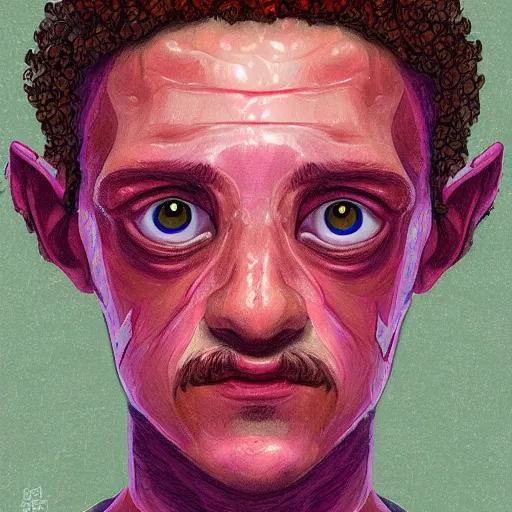 Image similar to portrait of demogorgan from stranger things, highly detailed, centered, digital painting