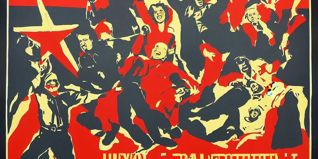 Prompt: diversity, equity, and inclusion program in style of Soviet propaganda, poster art, war, realistic, propaganda