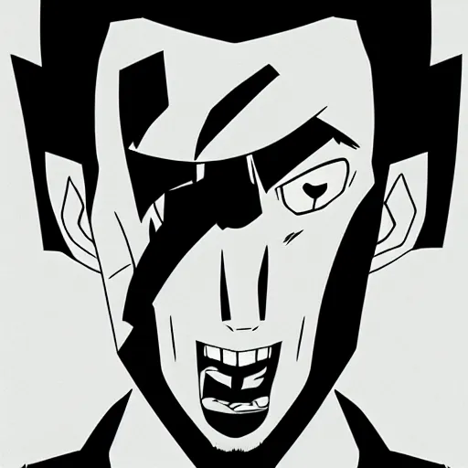 Prompt: Jigen Daisuke from Lupin the Third, D&D character head portrait, Digital Art, Detailed, Trending on Artstation