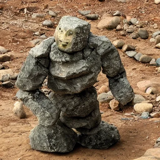 Image similar to rock golem