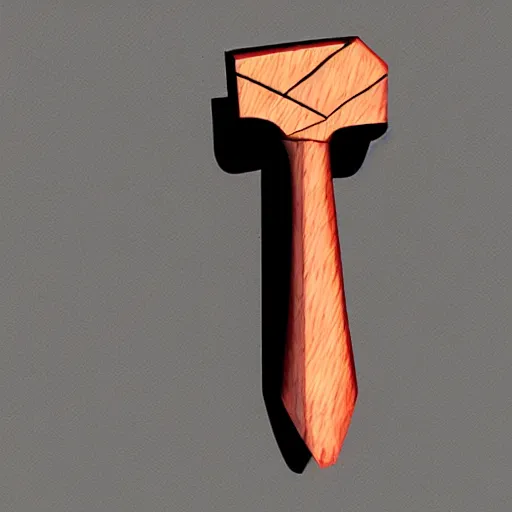 Prompt: axe, vr, game, low poly