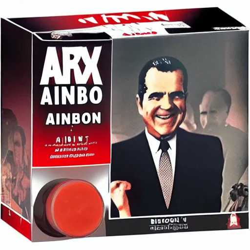 Prompt: richard nixon amiibo