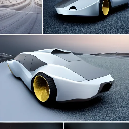 Image similar to khyzyl saleem car : Rolls-Royce 103EX : medium size: 7, u, x, y, o medium size form panels: motherboard medium size forms : zaha hadid architecture big size forms: brutalist medium size forms: sci-fi futuristic setting: Ash Thorp car: ultra realistic phtotography, keyshot render, octane render, unreal engine 5 render , high oiled liquid glossy specularity reflections, ultra detailed, 4k, 8k, 16k: blade runner 2049 color colors : : Cyberpunk 2077, ghost in the shell, thor 2 marvel film, cinematic, high contrast: tilt shift: sharp focus