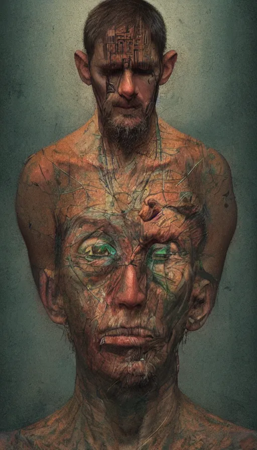 portrait of a digital shaman, by dan witz | Stable Diffusion | OpenArt