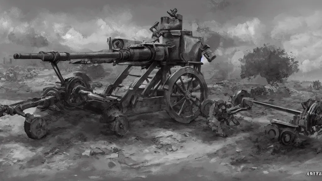 ww2 howitzer drawing