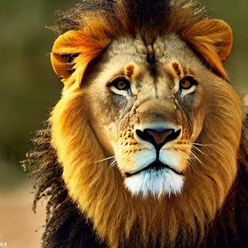 Prompt: A lion defecating, national geographic nature photos, high resolution, sharp, colorful