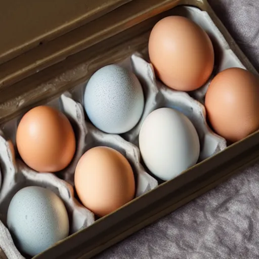 Image similar to a carton of opulent fabrege eggs