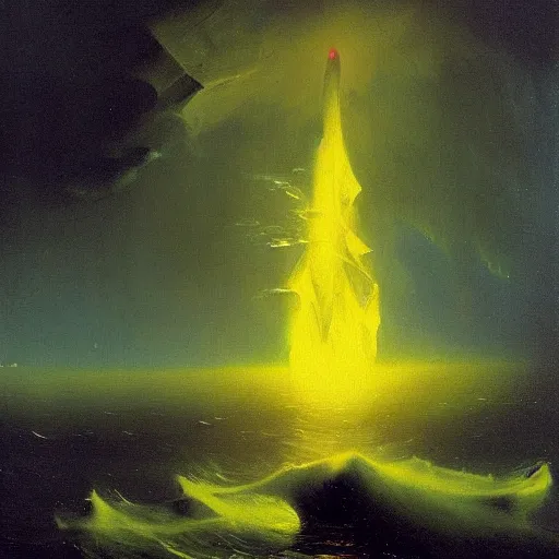 Prompt: . hacktivist # abandongroundauvist # dark art universal abyssal antarctica titanium malbec, by ivan aivazovsky and robert henri, fine art, smooth flaming monolith megaf, sea monster