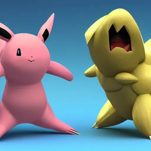 Prompt: pokemon that doesn't exist, 3 d rendered