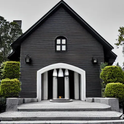 Prompt: exterior of a house designed by the the illuminati, award - winning photograph, canon eos 5 d mark iv, fujifilm x - t 4