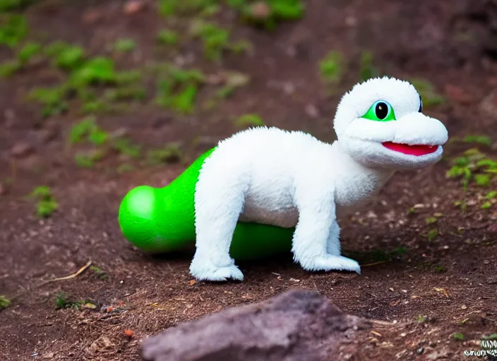 Image similar to national geographic wildlife photo of real life yoshi yoshi in real life in the wild, 8 k, 8 5 mm f 5. 6