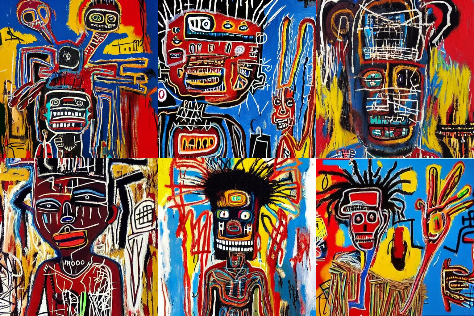 Image similar to extremely highly detailed African voodoo doll paintings by Jean-Michel Basquiat 4k insanely detailed and intricate, super detailed, 4k HDR high quality