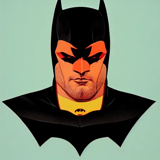 Prompt: portrait of Batman by syd mead and moebius, hyperrealistic, 8k