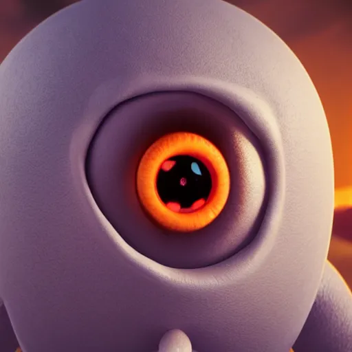 Prompt: baby beholder, hyper realistic, unreal engine, shine, 3d render