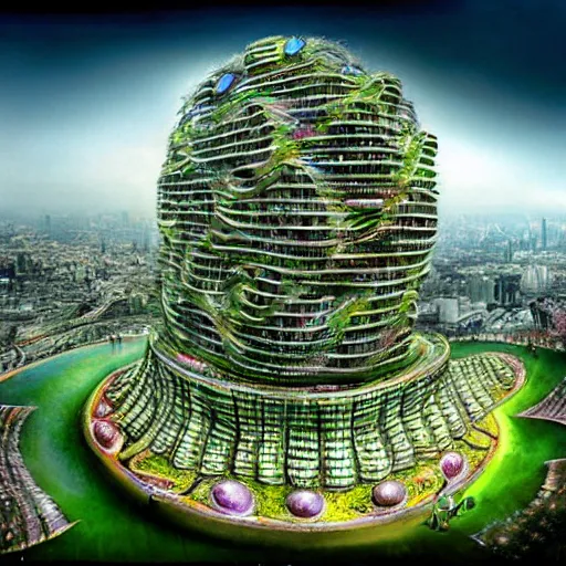 Image similar to monster by vincent callebaut