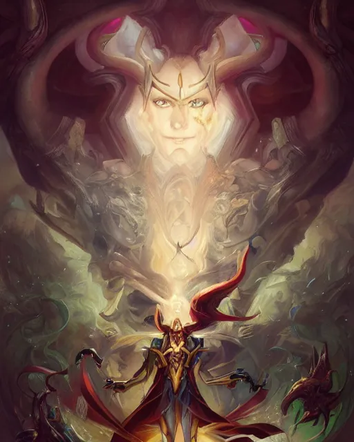 Loki by pete mohrbacher and artgerm and wlop, digital | Stable ...