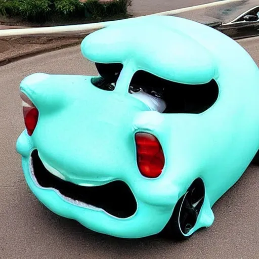 Image similar to a car / blobfish hybrid