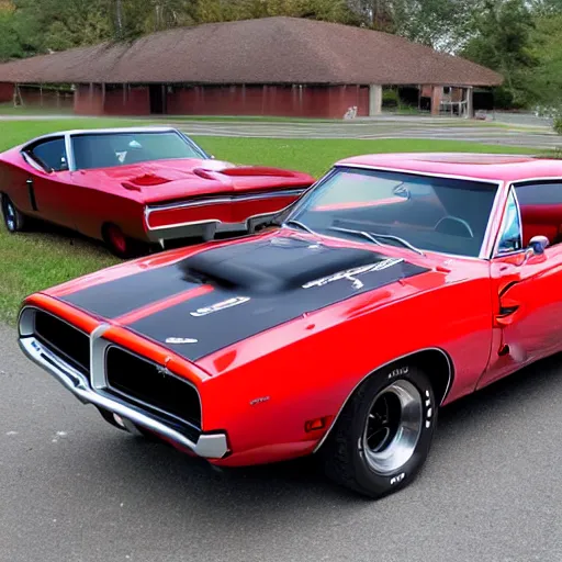 Image similar to 1 9 6 9 dodge charger mixed 1 9 6 9 camaro rs / ss mixed with mini cooper