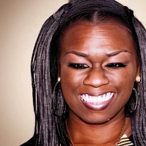 Prompt: female 50cent, photo