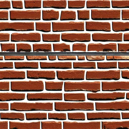 Prompt: baked beans brick wall texture