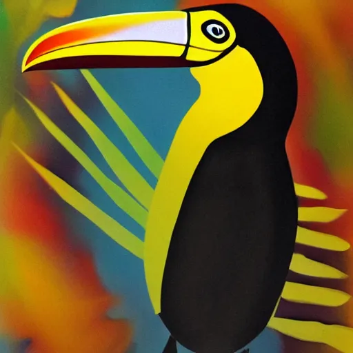 Prompt: toucan detective