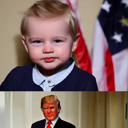Image similar to toddler trump