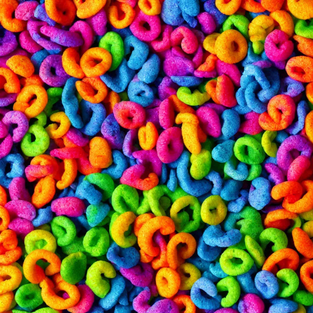 Image similar to fruit loops frame texture, 4k