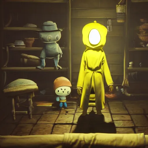 Image similar to six from little nightmares screenshot