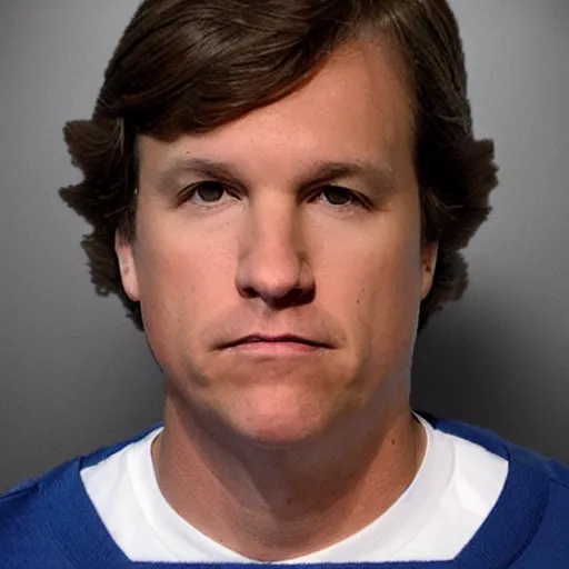 Image similar to tucker carlson mugshot